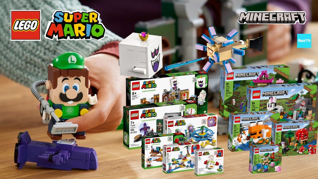 LEGO Super Mario, Minecraft, Luigi's Mansion New Sets for January