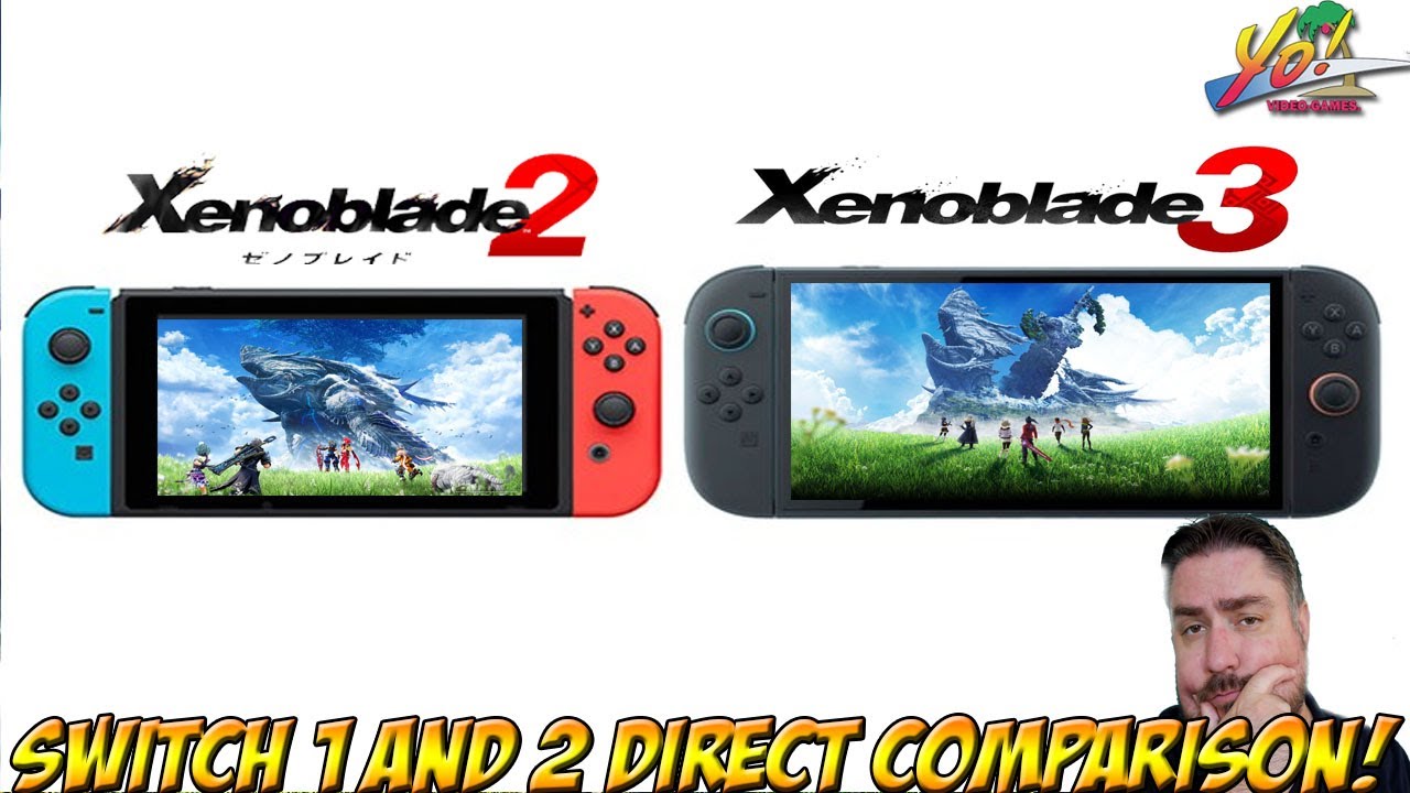 Xenoblade 2 and 3 on Switch 1 and Switch 2 Comparison
