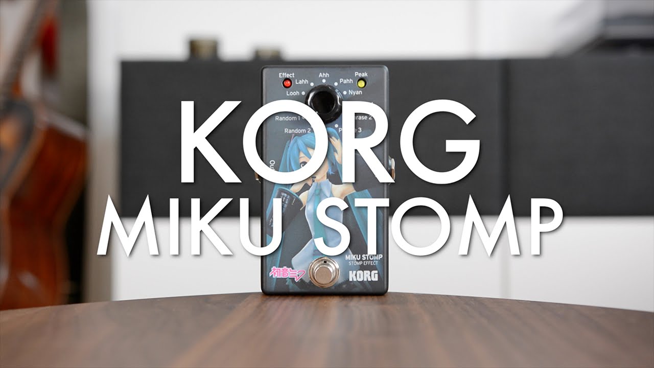 Korg Miku Stomp (demo) - YouTube