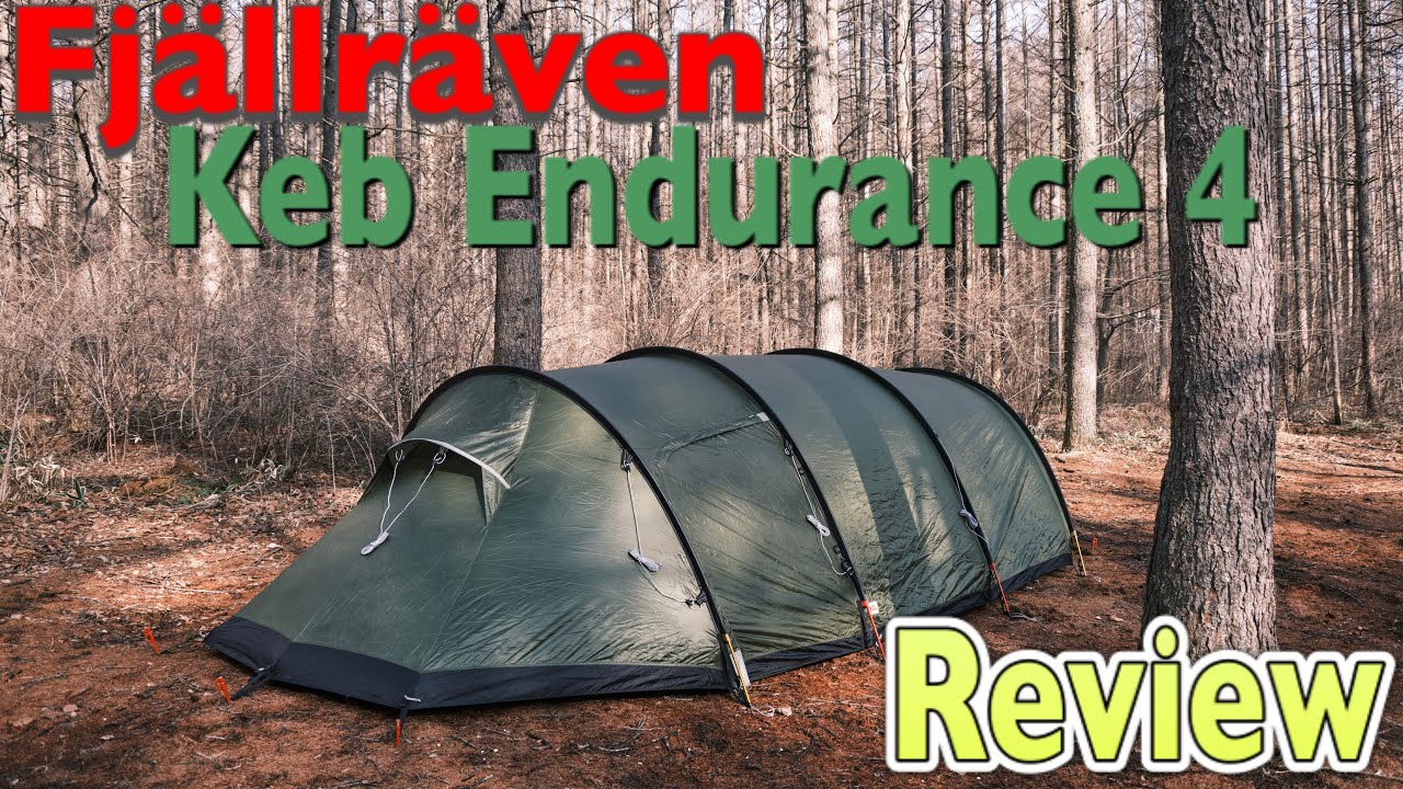 FJALLRAVEN / フェールラーベン Keb Endurance 4 初張設営レビュー