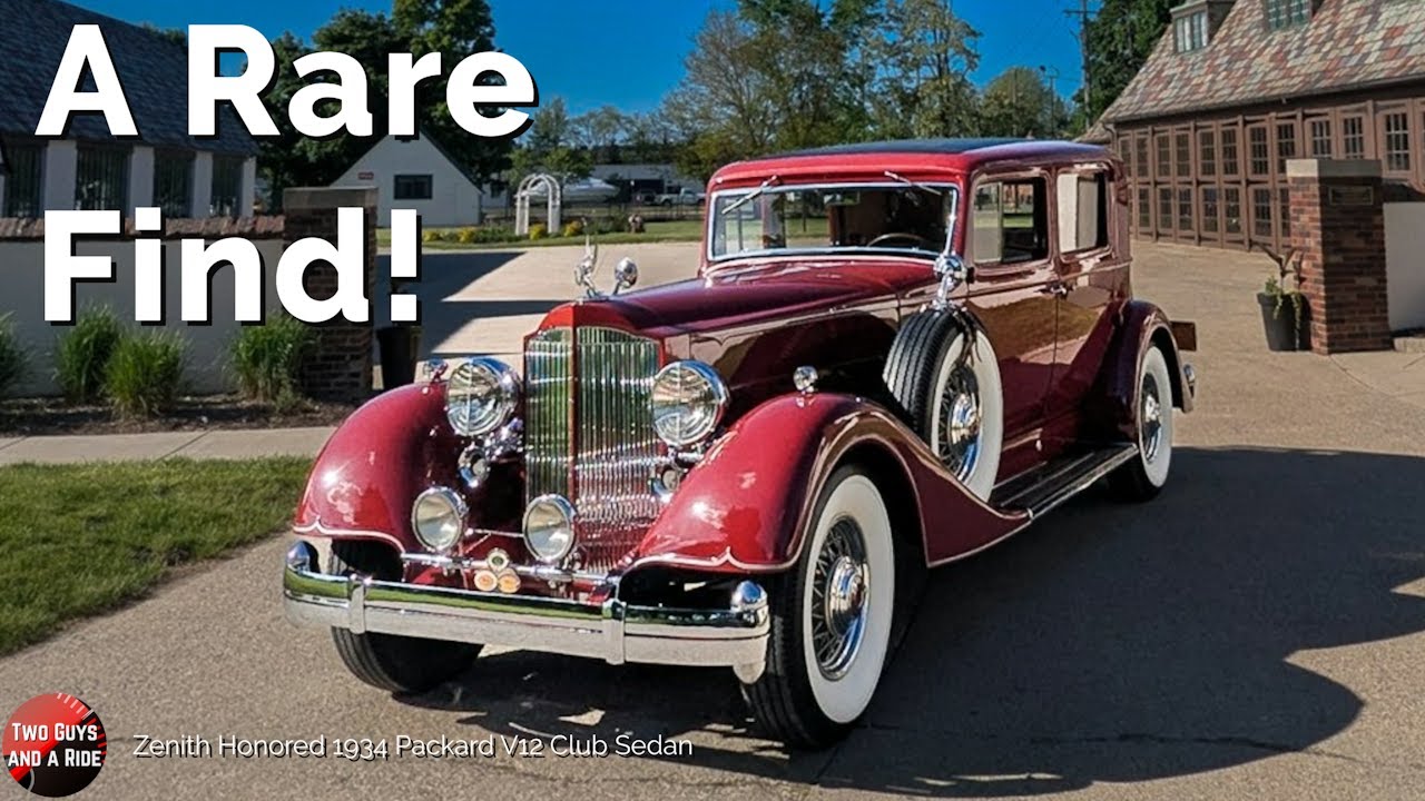 Zenith Award 1934 Packard V12 Club Sedan: The Details That Made