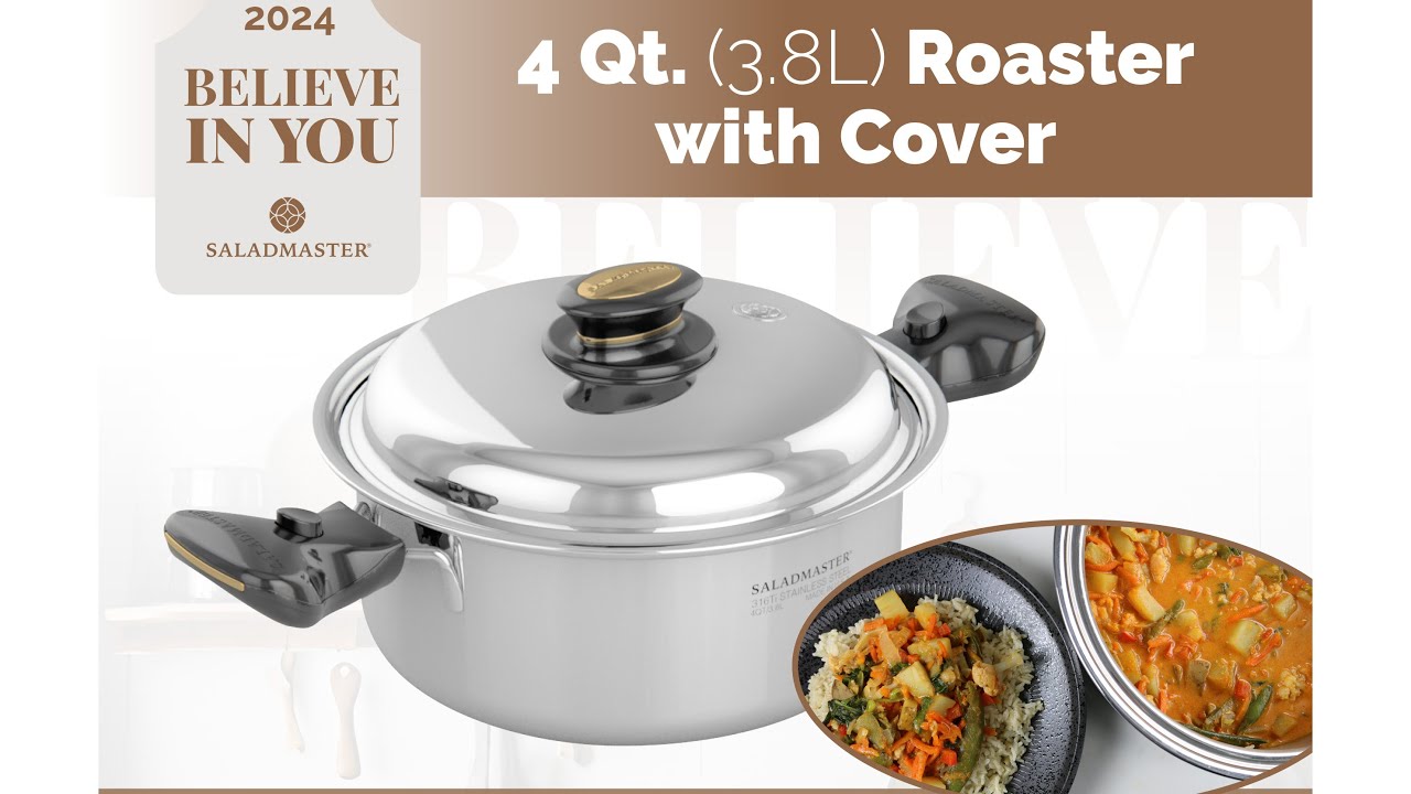 Product Launch: Saladmaster 4Qt Roaster (Gold Edition) - YouTube