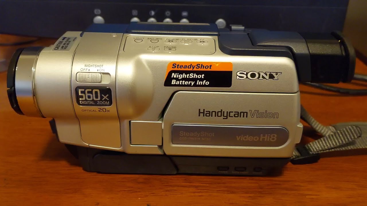 A Camcorder That Takes Hi8 Tapes - Sony Handycam CCD-TRV318 - YouTube
