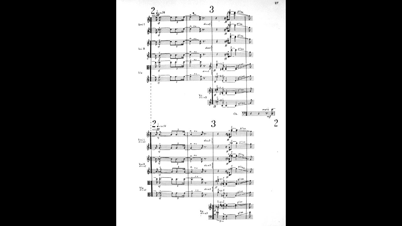 Krzysztof Penderecki - Emanations for Double String Orchestra