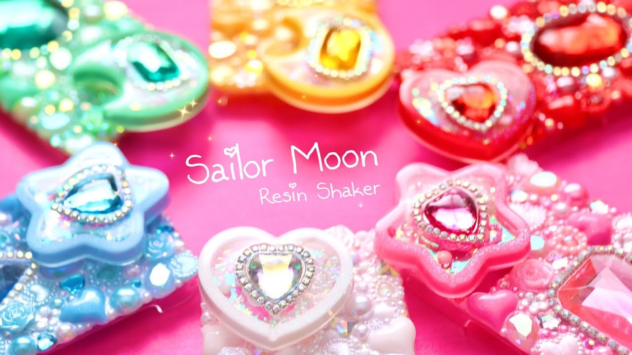 レジン】セーラームーンのシェイカーを作る🌙DIY Sailor Moon Shaker