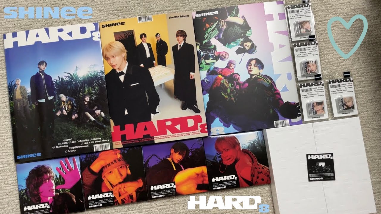 ♡Unboxing SHINee 샤이니 8th Studio Album HARD 하드 (Photobook