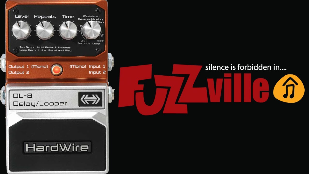 Digitech Hardwire DL-8 - Delay/Looper - YouTube