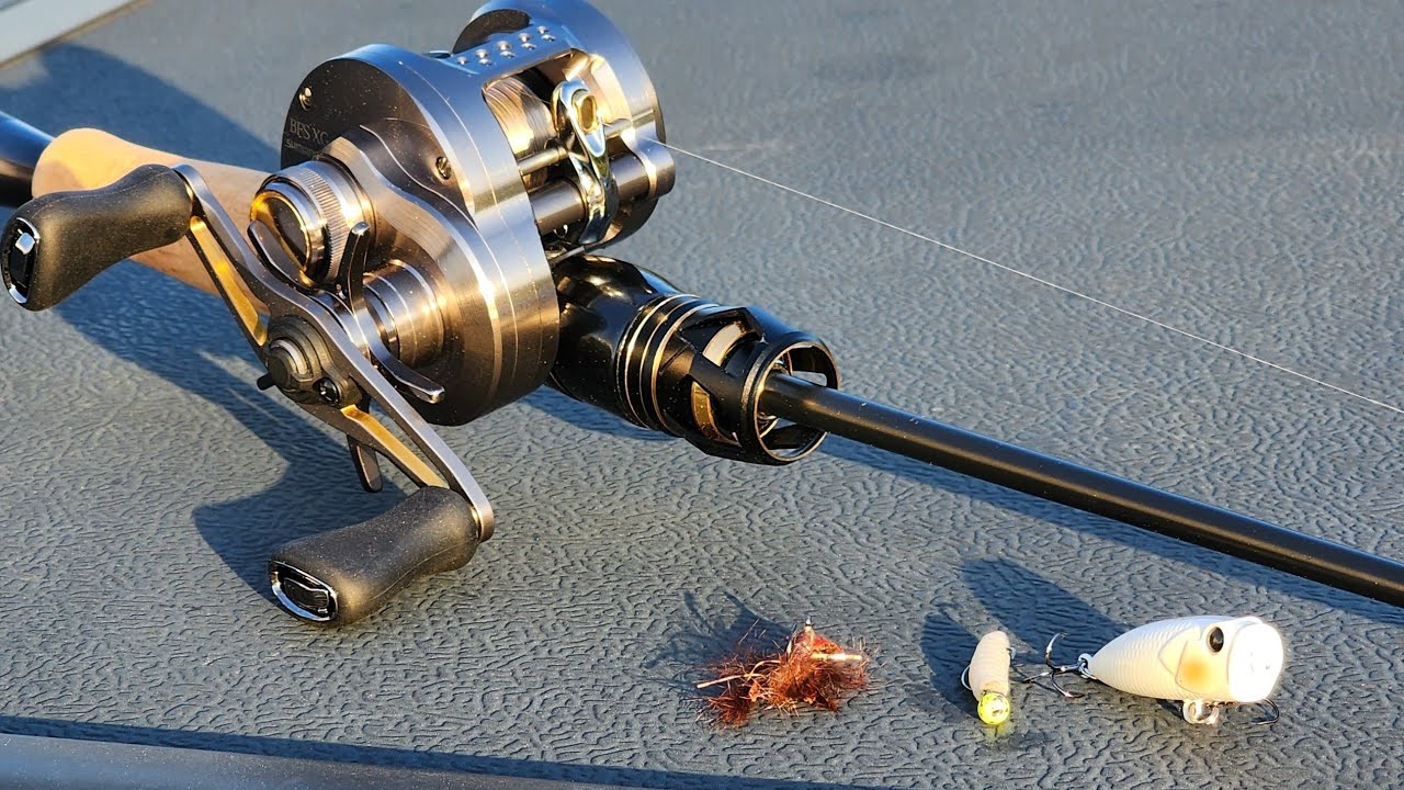 Shimano Conquest bfs xg: cast testing a 0.6 gram 1.1 gram and 3.3