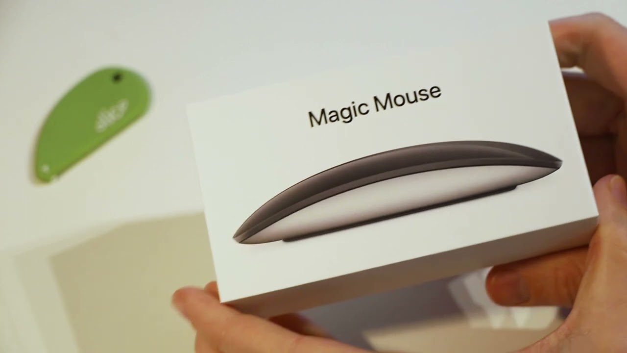 Apple Black Multi-Touch Magic Mouse Unboxing - YouTube