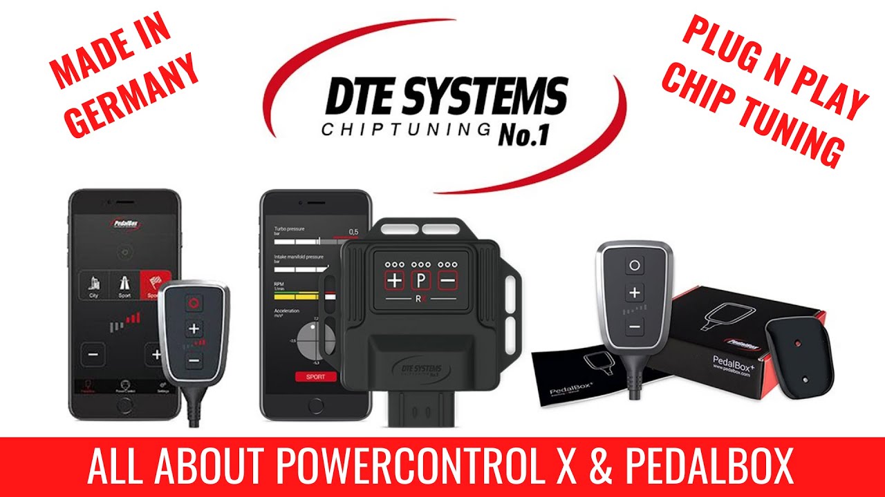 DTE Systems PowerControl X & Pedalbox Overview - Plug N Play Chip