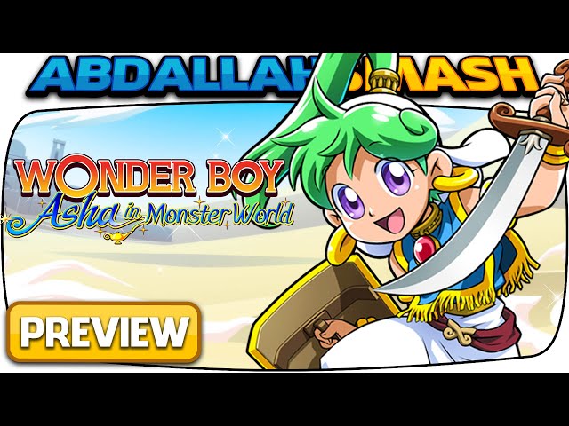 Wonder Boy Asha in Monster World - Gameplay Preview on Nintendo