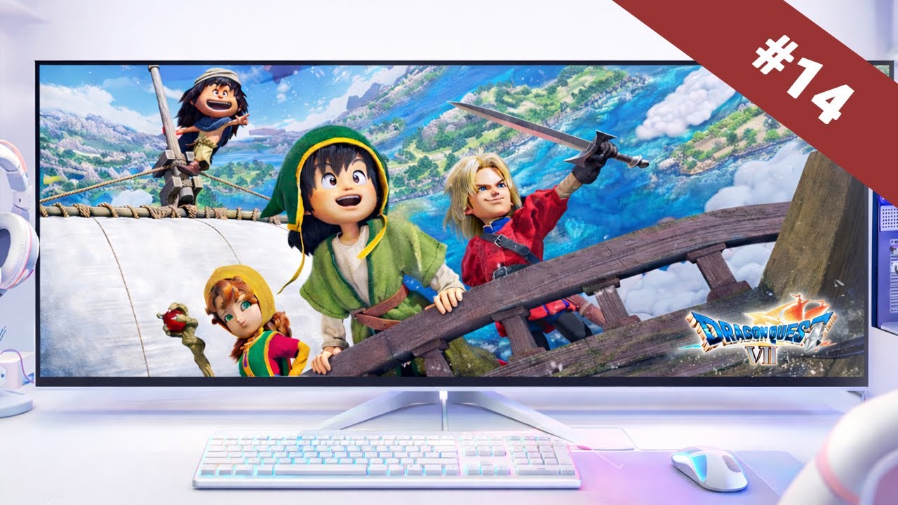 14 [UltraWide] DRAGON QUEST VII Reimagined - オルフィーの町 - YouTube