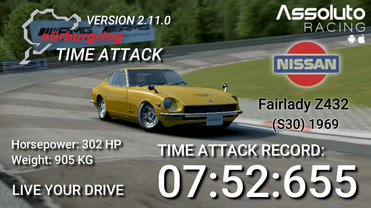 Assoluto Racing 2.11.0 | Nürburgring Time Attack [7:52:655] Nissan