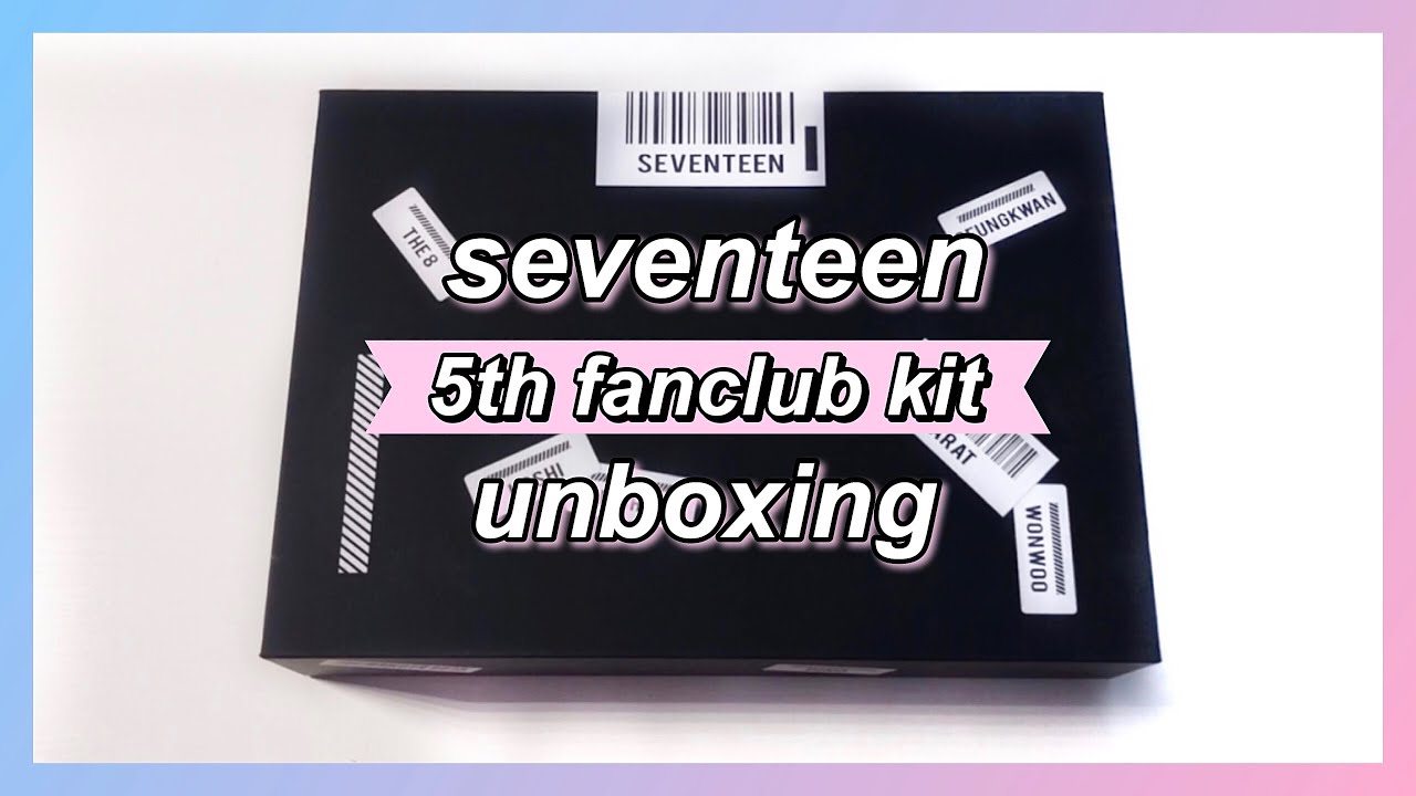 unboxing seventeen 5th fanclub carat kit! ☆ seventeen airlines