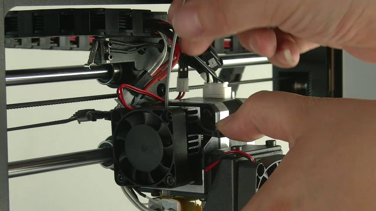 Monoprice maker select 3d printer, how to Clean nozzle Jam? - YouTube