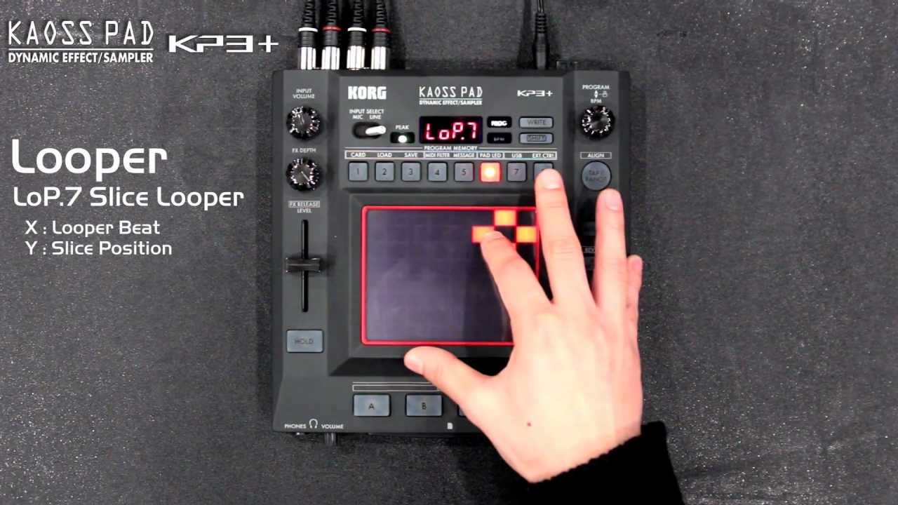 Features | KAOSS PAD KP3+ - DYNAMIC EFFECT/SAMPLER | KORG (Hong Kong)