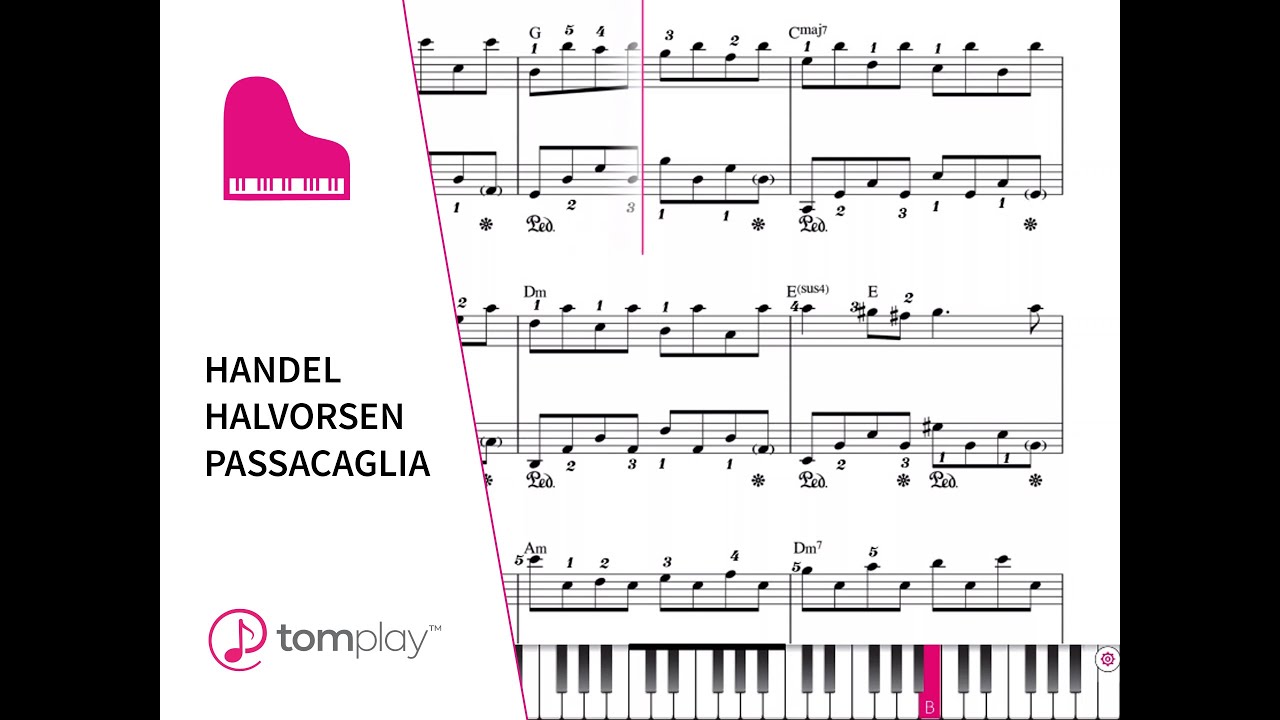 Suite No. 7 in G minor, HWV 432 - VI. Passacaille by Händel