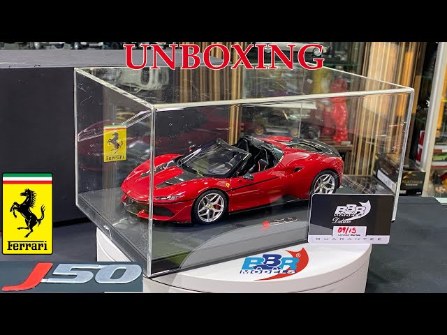 UNBOXING 1/18 Ferrari J50 (Japan 50th Anniversary) Scale Made By