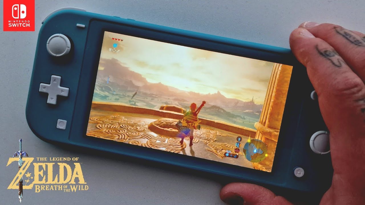The Legend of Zelda Breath of The Wild Nintendo Switch Lite