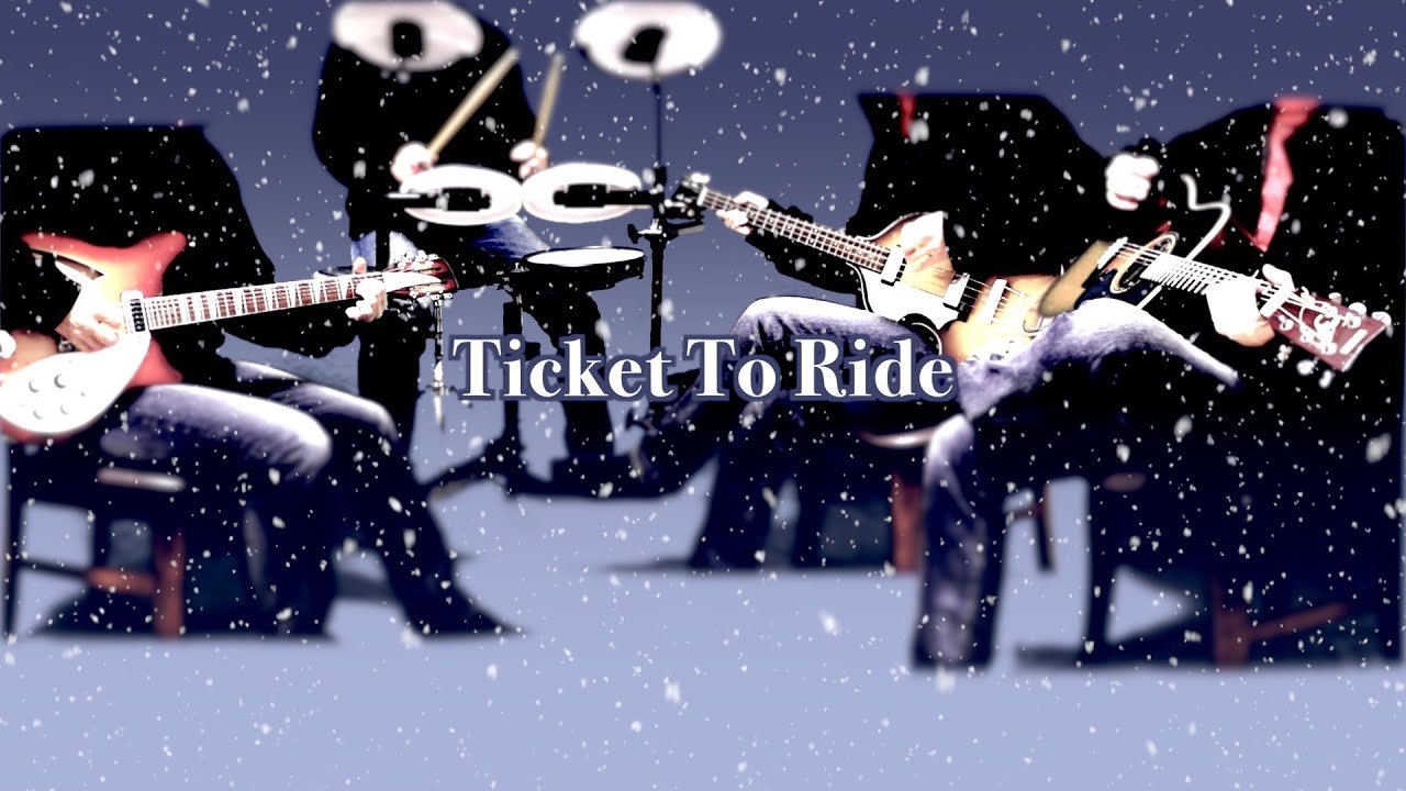Ticket To Ride 涙の乗車券 - The Beatles karaoke cover - YouTube