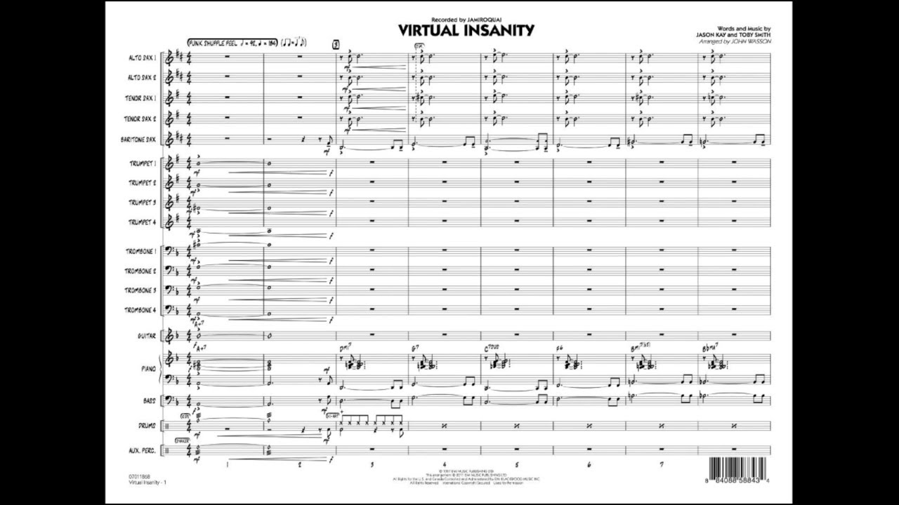 ヴァーチャル・インサニティ（ジャミロクワイ）【Virtual Insanity