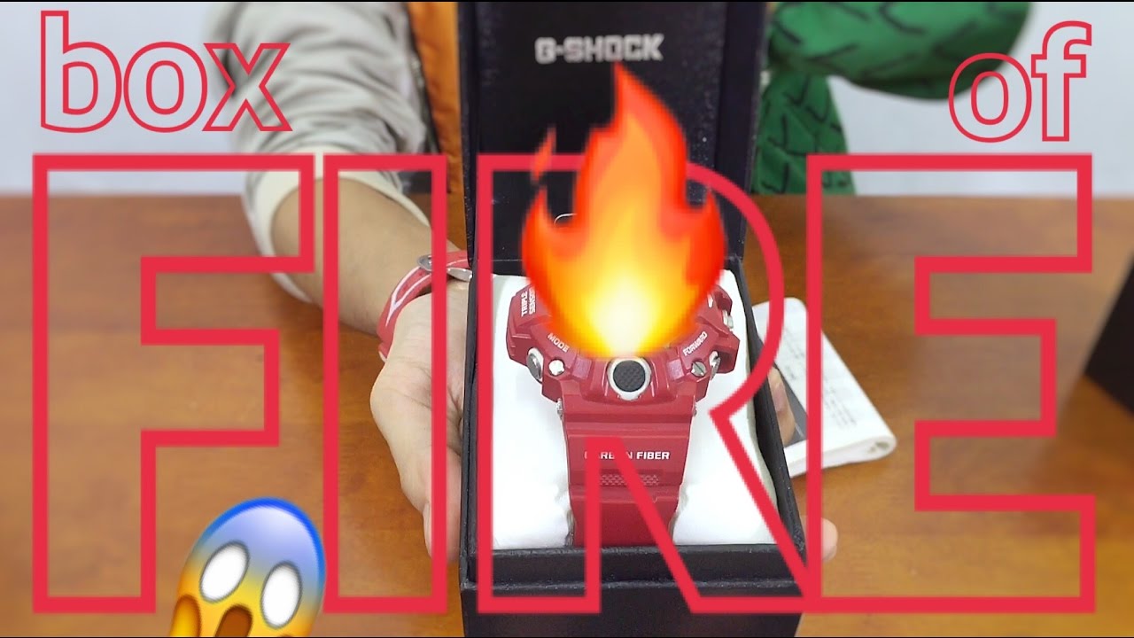 Casio GW-9400RDJ-4JF Men in Rescue Red G-SHOCK RANGEMAN watch