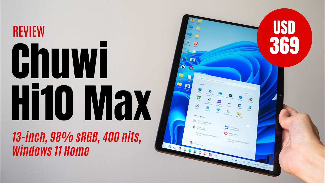 Review: Chuwi Hi10 Max 13-inch Windows tablet (2024) | Parka Blogs