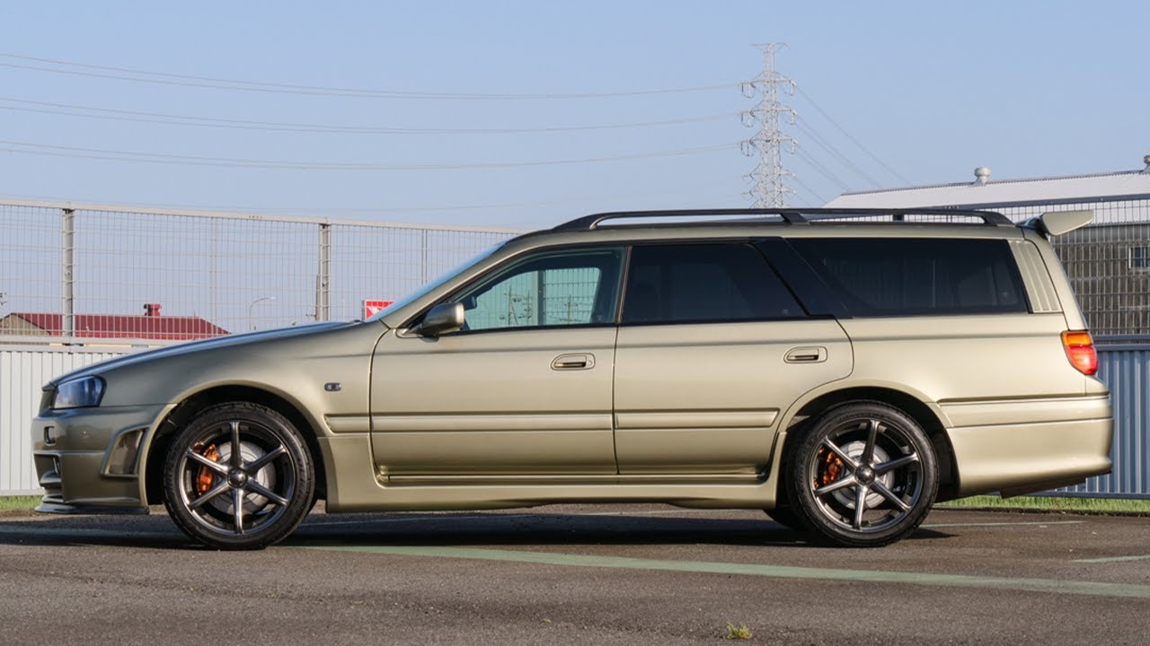Nissan Stagea R34 face / 日産 ステージア R34 フェイス - YouTube