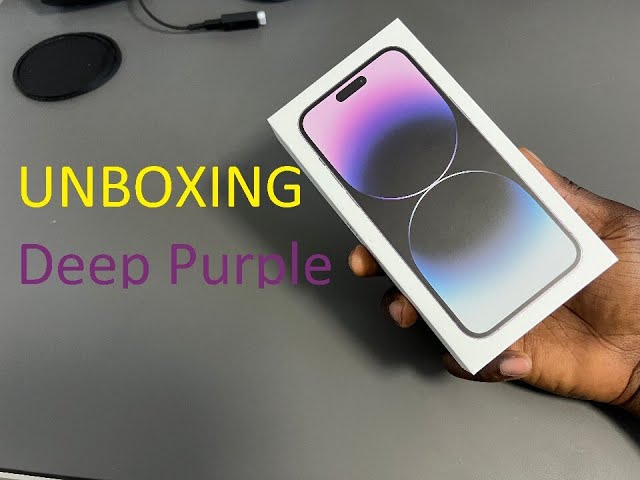 iPhone 14 Pro Max 512GB - Deep Purple Unboxing - YouTube