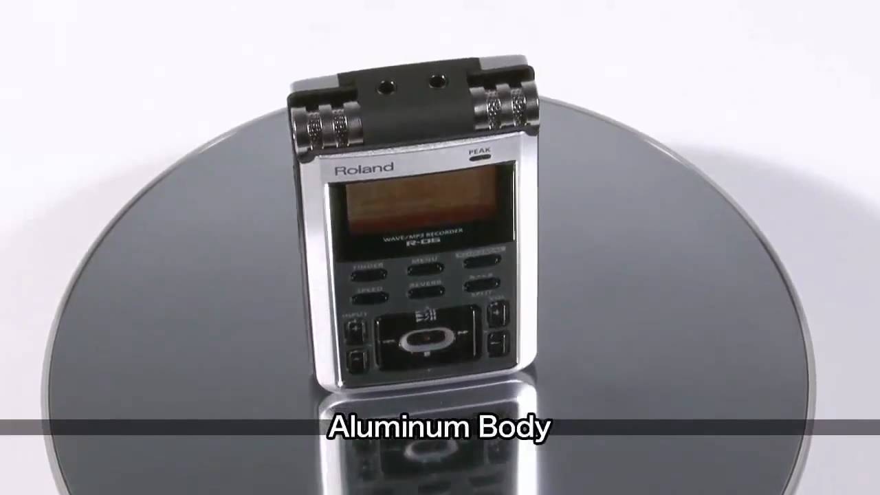 Roland R-05 WAVE MP3 Recorder Demo Part 1 - YouTube