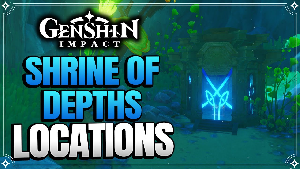 All Fontaine Hydro Shrine Of Depths Locations Part 1 + How to get