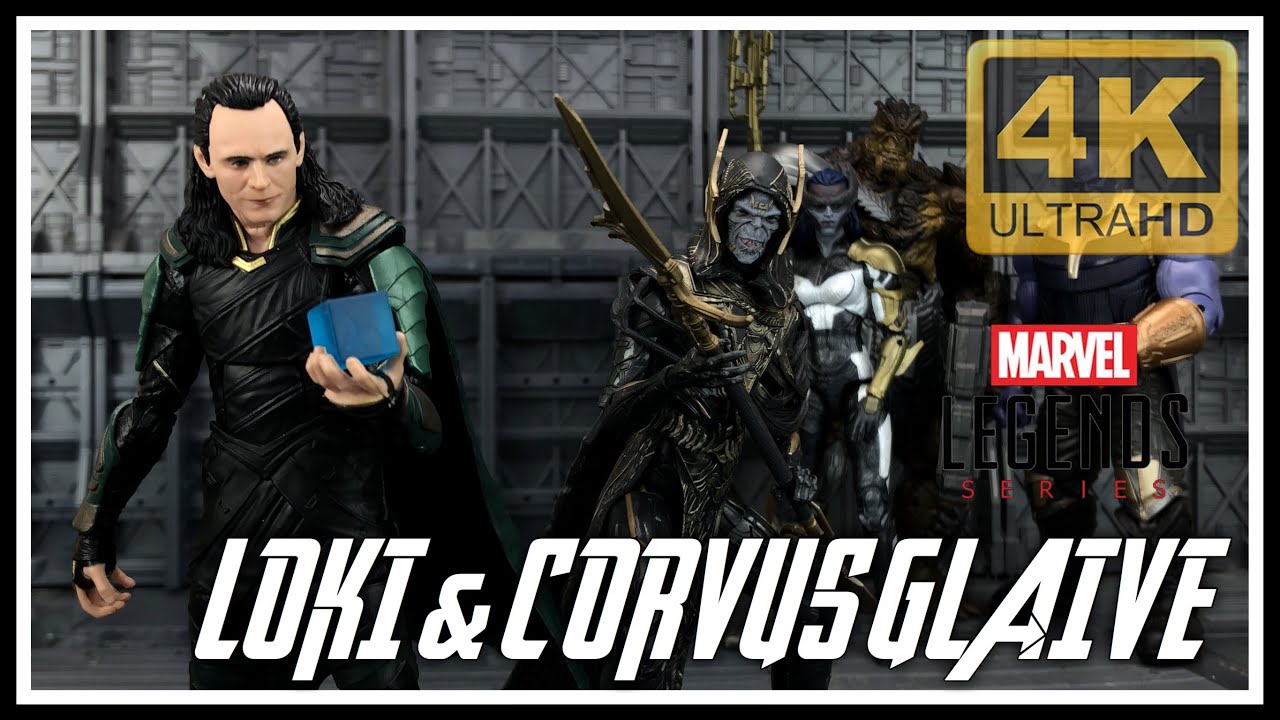 Hasbro Marvel Legends Avengers Infinity War LOKI & CORVUS GLAIVE 2