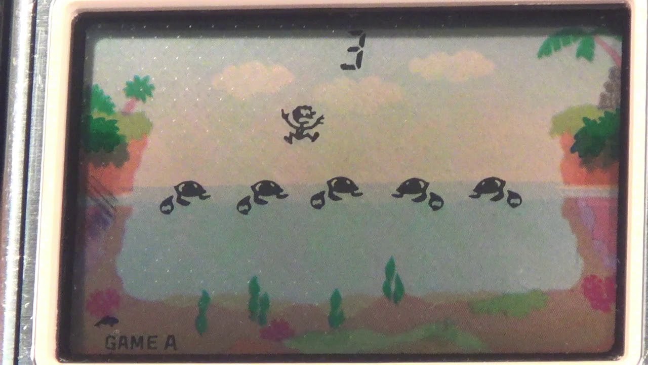 レトロ 電子ゲーム】タートルブリッジ ゲーム＆ウォッチ 任天堂 ワイド