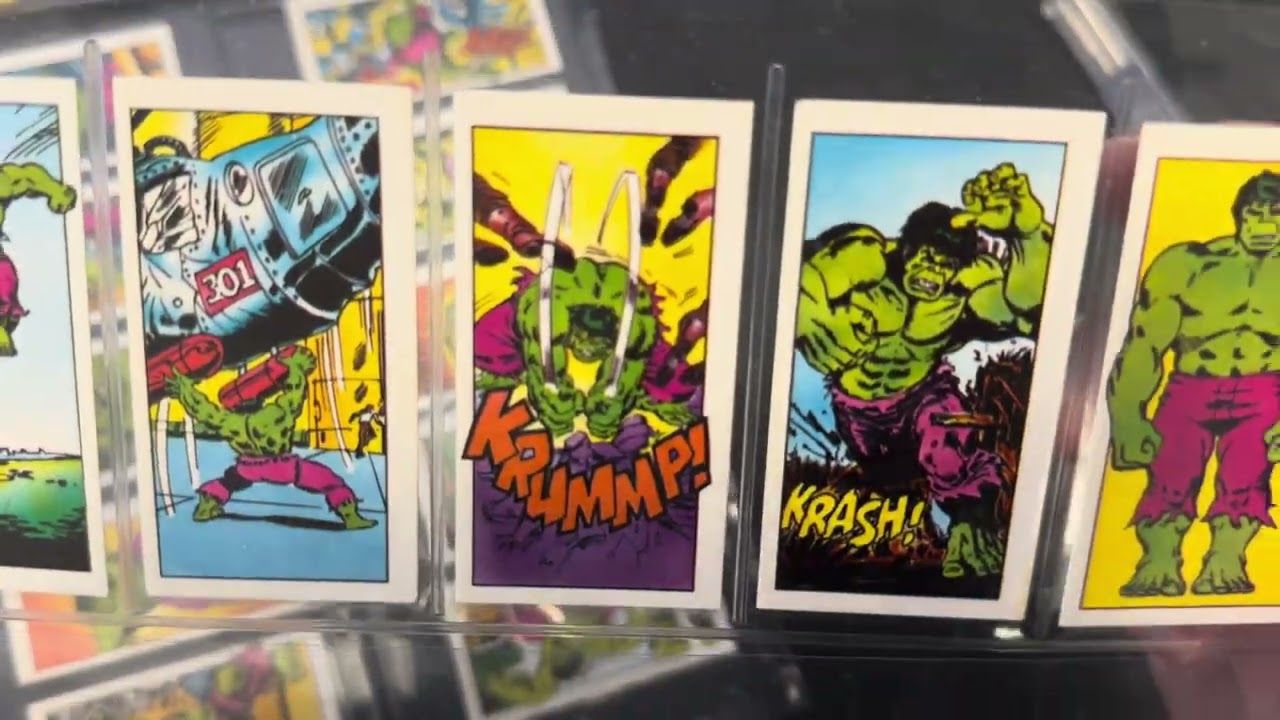 1979 Walls Ice Cream Incredible Hulk Records Card Set - YouTube
