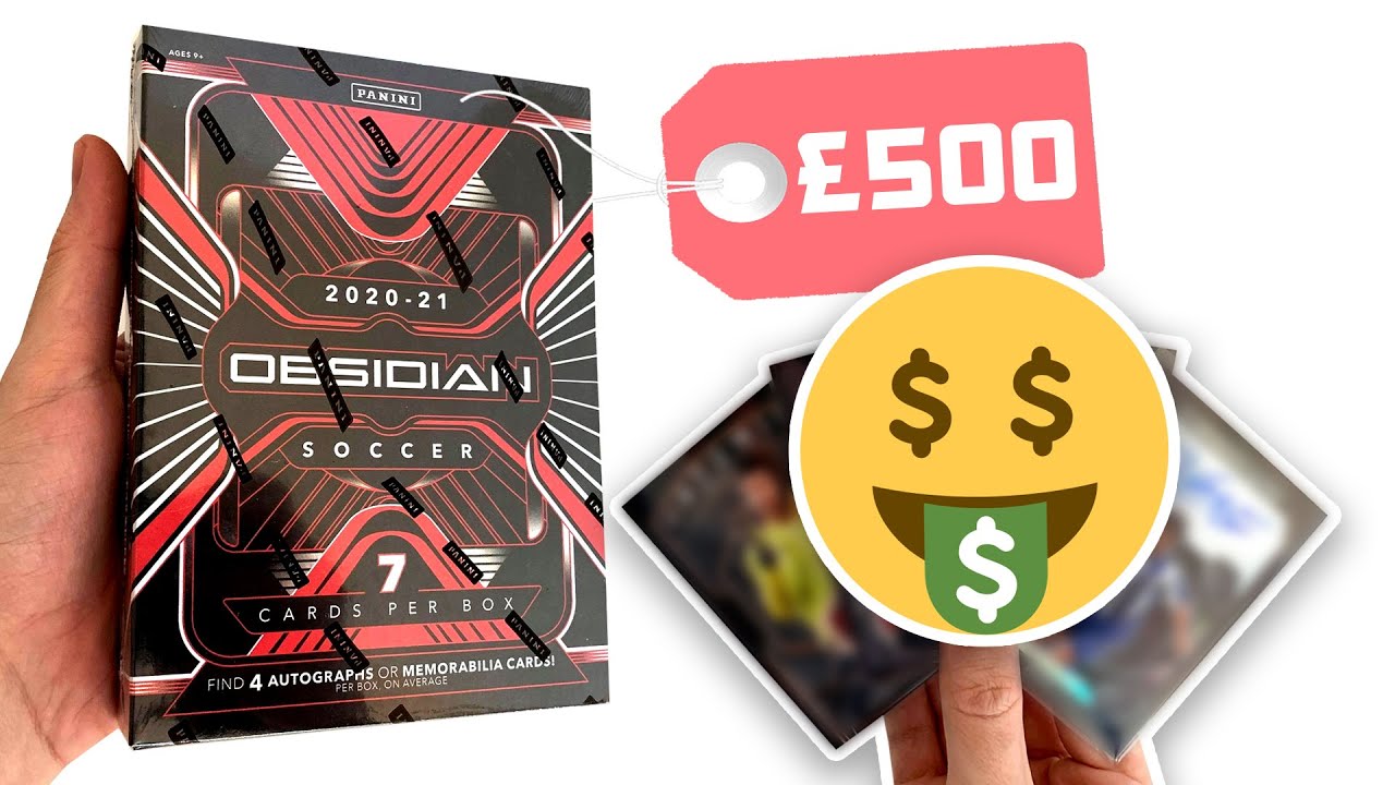 500* BOX of CARDS!! | Panini OBSIDIAN SOCCER 2020/21 - Box Break