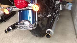 MOTORSTAGE モーターステージ エキゾーストヘッドパイプ 2in2左右独立