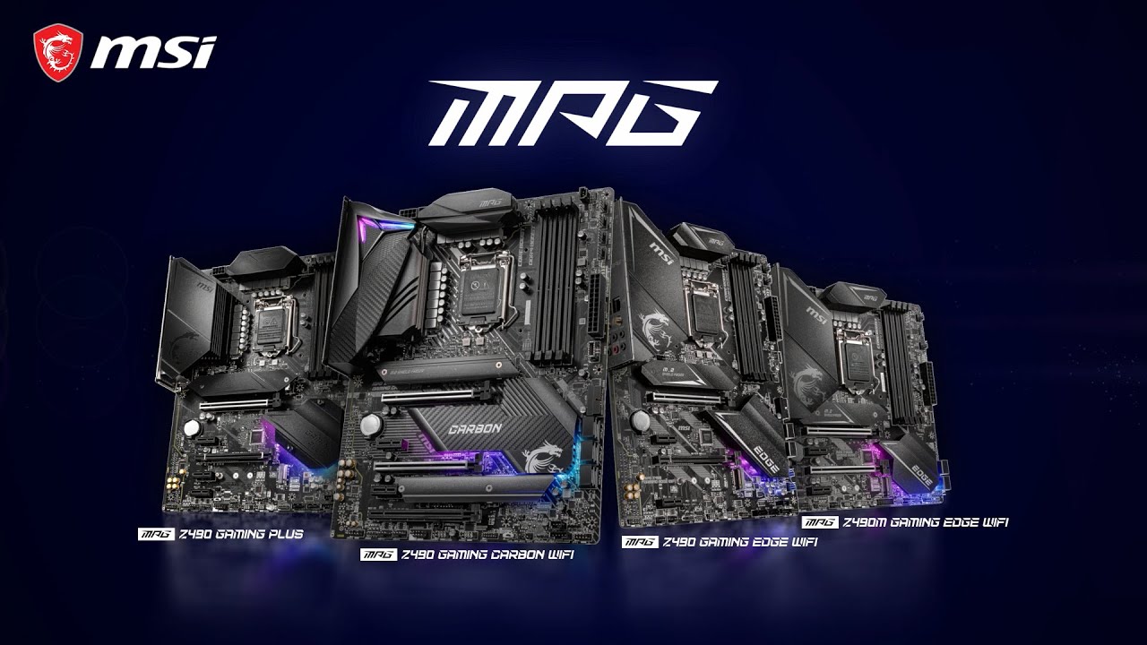 MSI MPG Z490 GAMING PLUS ATX Gaming Motherboard (10th Gen Intel