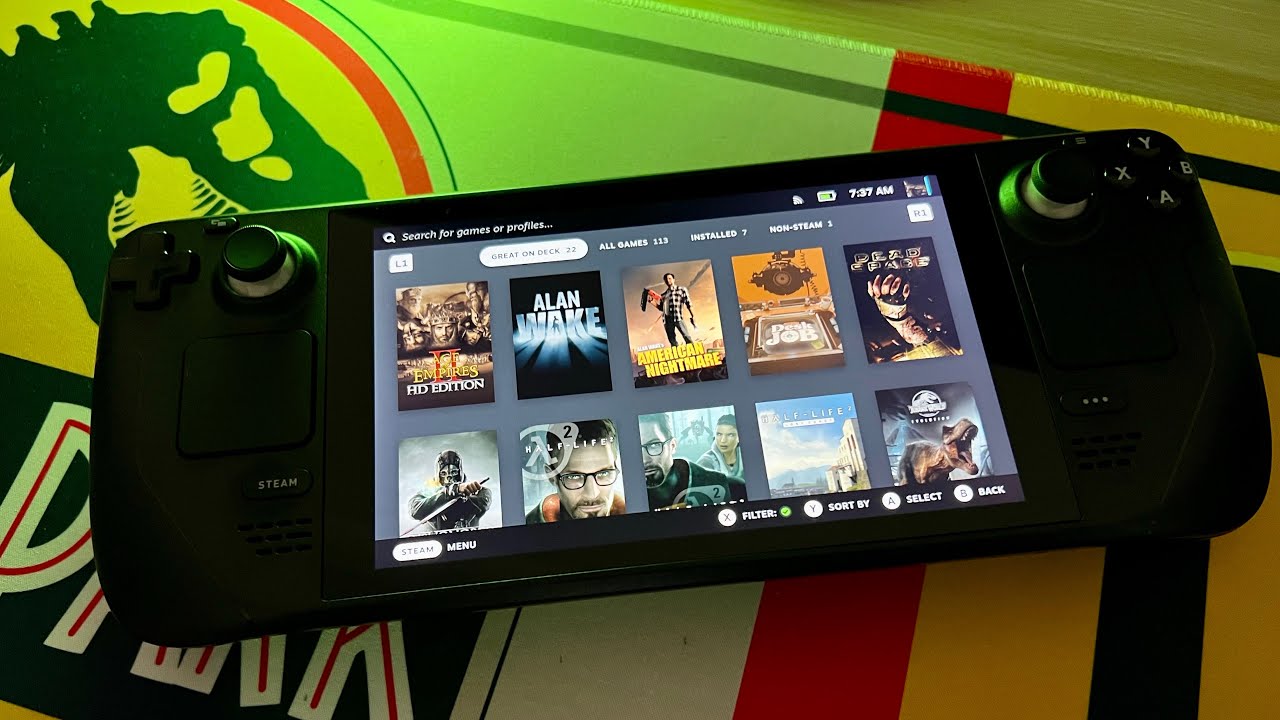 Steam Deck 64GB + 512GB Micro SD Card - IT'S FINALLY HERE! - YouTube