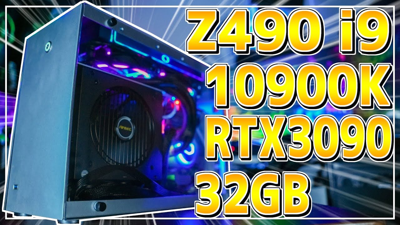 ちっこくてハイエンドなPC!!RTX3090 i9 10900K 32GB【自作PC】組み立て
