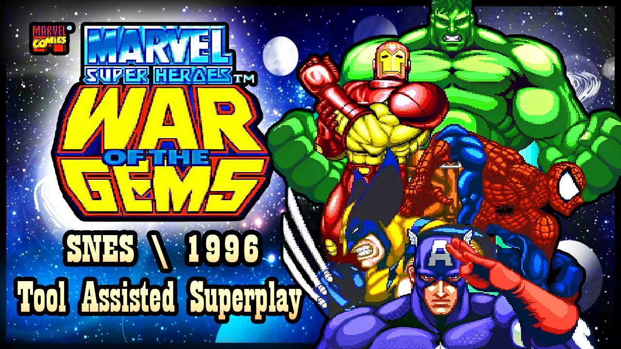 TAS】MARVEL SUPER HEROES: WAR OF THE GEMS - (SNES  1996) - YouTube