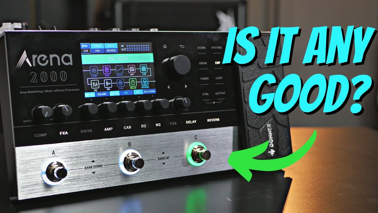 Multi Effects On A Budget - Donner Arena 2000 - In Depth Demo