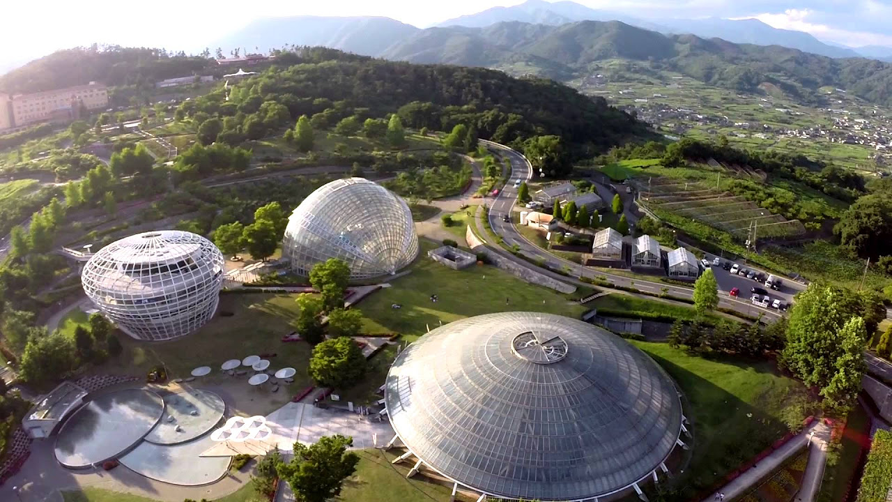 空撮 / 笛吹川フルーツ公園 山梨 DJI Phantom2 with GoPro - YouTube