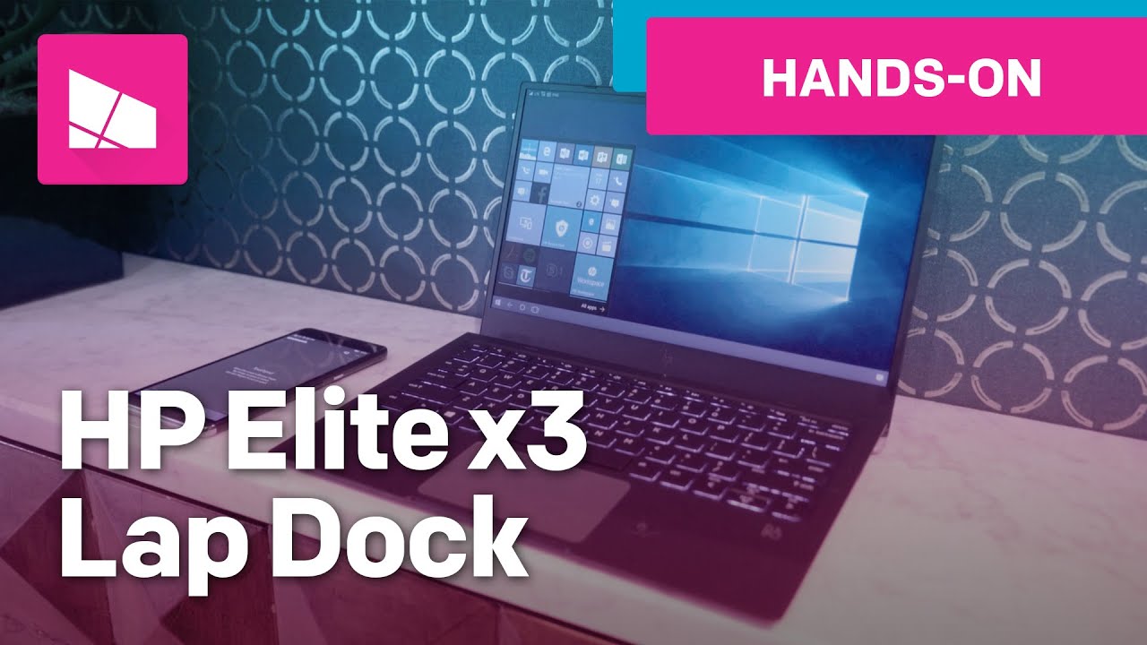 HP Elite x3 Lap Dock hands-on - YouTube