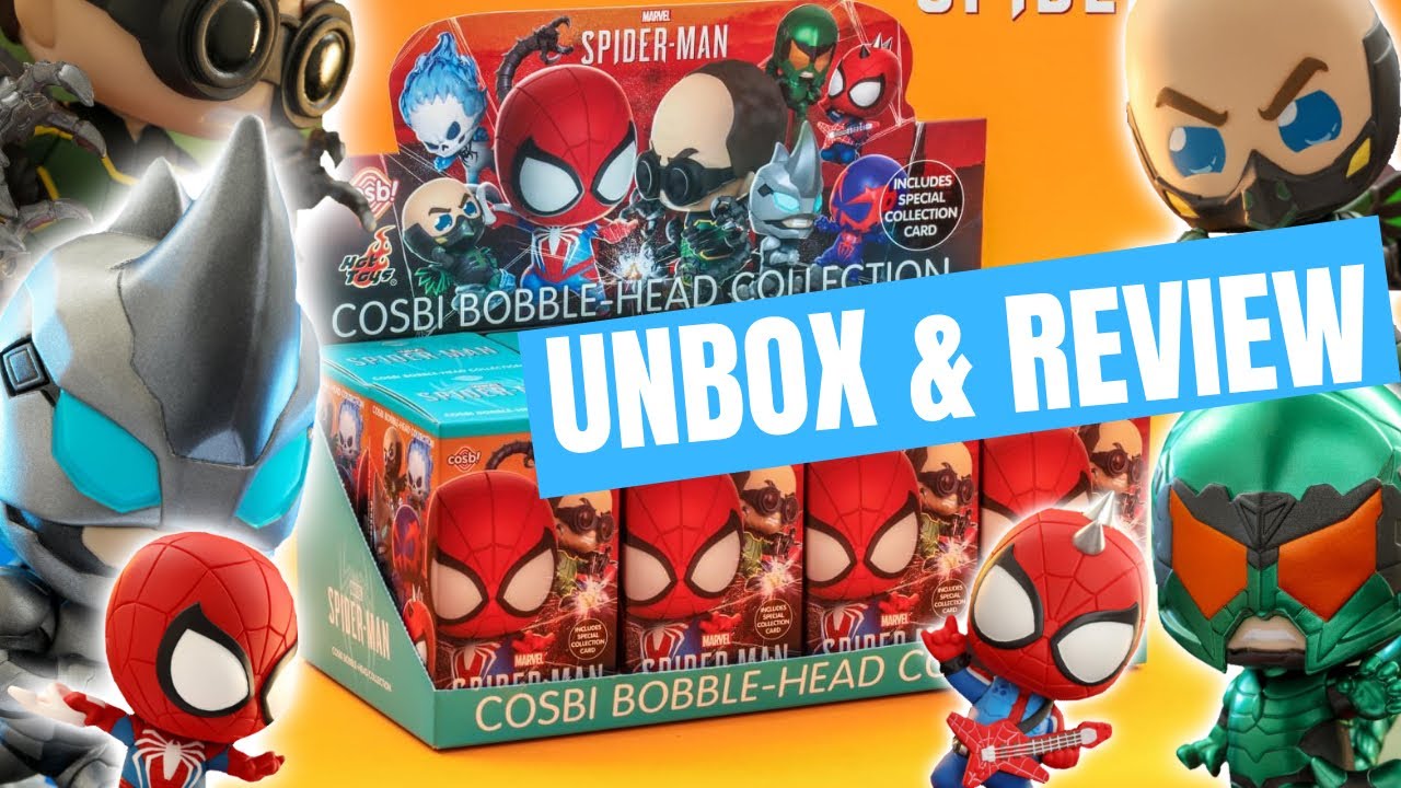 I GOT A CHASE! Hot Toys PS5 Spiderman Cosbaby Cosbi Full Box Unbox
