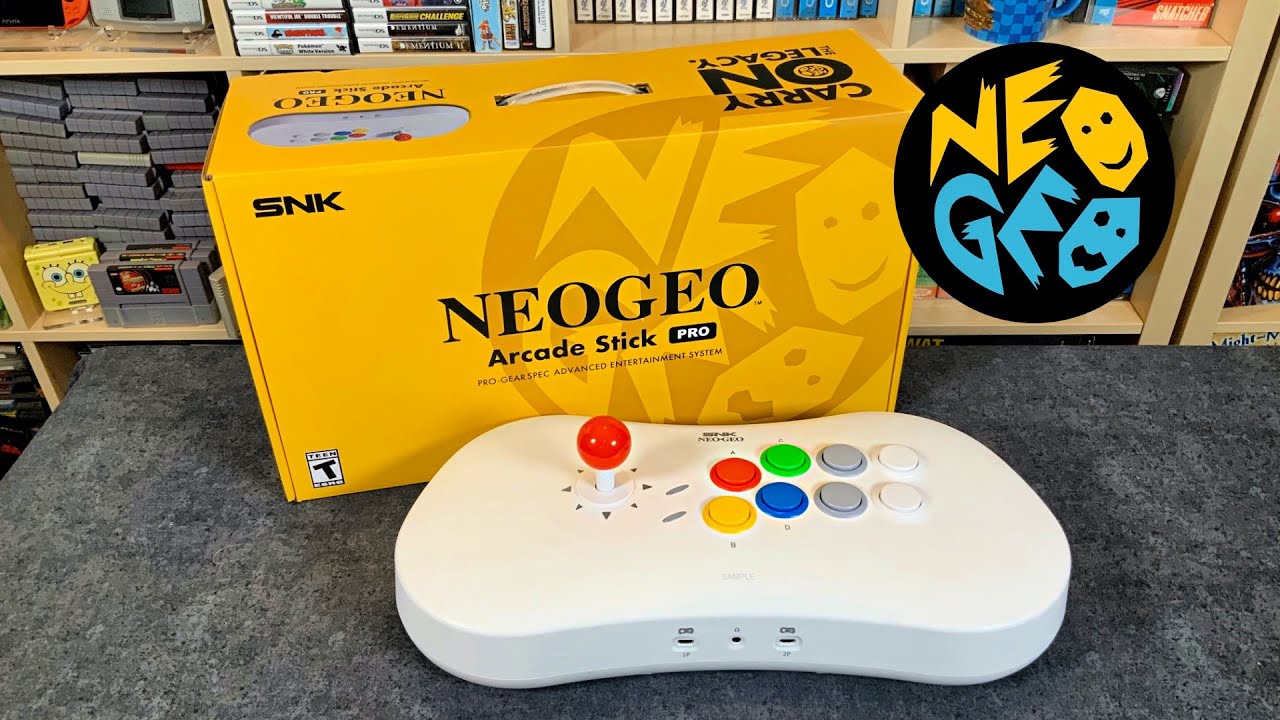 NEW** NEOGEO Arcade Stick Pro - Unboxing & REVIEW - YouTube