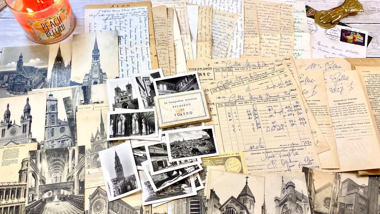 紙もの♡フランスから届いた紙たちを紹介します（Etsy購入品紹介