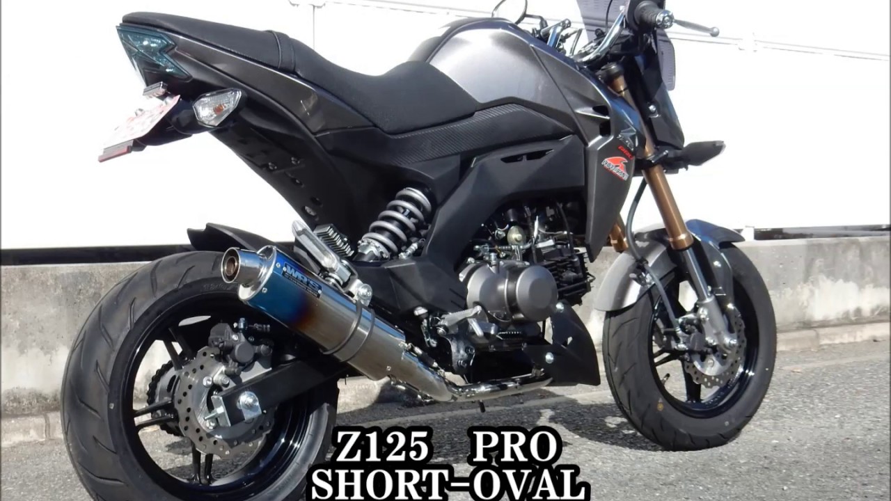 Z125PRO WR'S JMCAフルエキゾースト － チタンショートオーバル