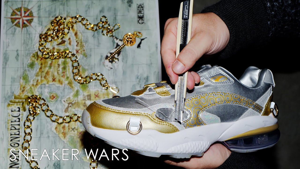 スニーカー解体】宝が10個隠されたスニーカー！ONE PIECE × PUMA CELL