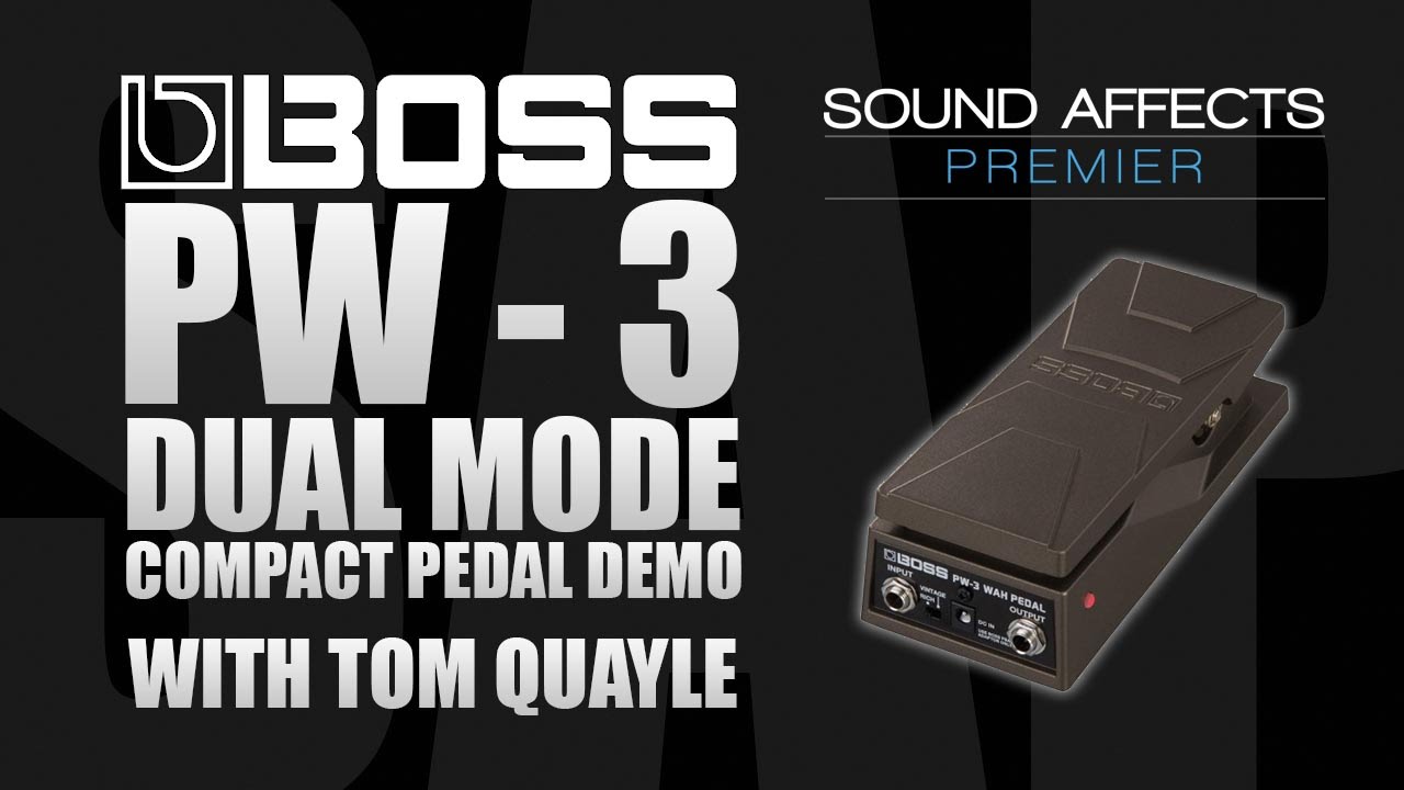 Boss PW-3 Compact Dual Wah Pedal Demo Review - YouTube