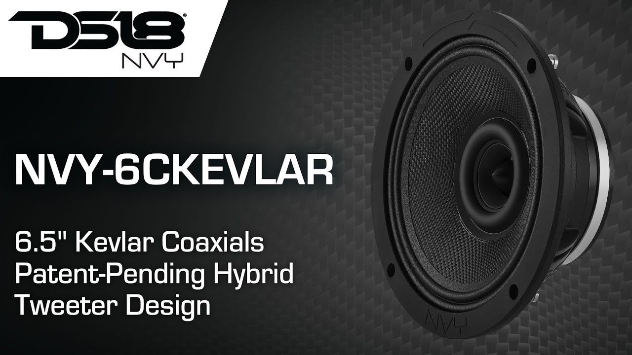 6.5” 2-Way Coaxial Loudspeaker with Kevlar Cone and Neodymium Magnet |